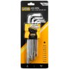 Sada IMBUS kľúčov JCB dlhých 9 KUSOV 1.5-10mm typu L Cr-V HEX