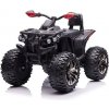 mamido Detská elektrická štvorkolka ATV Power 4x4 čierna