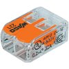 WAGO Kontakttechnik GmbH & Co. KG Svorka WAGO 221 (221-412) – 2-vodičová, 4 mm2, páčková