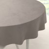Biante Veľký zamatový okrúhly obrus Velvet Premium SVP-015 Latte Ø 250 cm