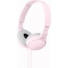 SONY stereo sluchátka MDR-ZX110, růžová