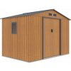 Letoss Záhradný domček HUDSON 277x191x202cm, dub/sivý