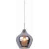 AZZARDO AZ2148 DECOline AMBER MILANO 1 CHROME stropné závesné svietidlo 1xG9 40W IP20 chróm