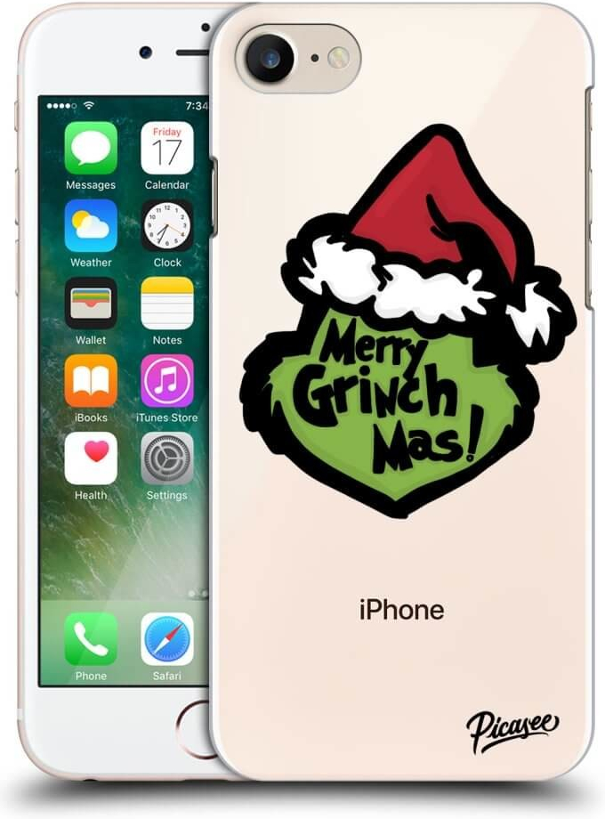 Picasee silikónové Apple iPhone 8 - Grinch 2 čiré