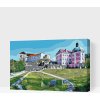 Vymalujsisam.sk Maľovanie podľa čísiel - Hrad a Zámok Bečov nad Teplou Veľkosť: 40x60cm, Rám: Na plastovej doske