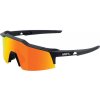 100% Speedcraft SL - Soft Tact Black - HiPER Red Multilayer Mirror Lens