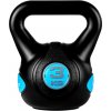 MOVIT Kettlebell činka - 3 kg, čierna/svetlomodrá