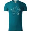 Kameň nožnice papier Spock - Tričko z organickej bavlny - 3XL ( Petrolejová )