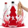 Butelka CHOINKA 500ML Z NADRUKIEM na likér, tinktúru, džús, VIANOČNÉ FĽAŠE