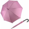 DERBY Hit Long Automatik - dámský holový vystřelovací deštník růžová 77263PCZ11
