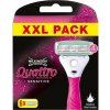 Wilkinson Sword Quattro For Women Sensitive náhradné brity 6 ks