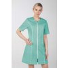 Dámske zdravotnícke šaty na zips M-173C, mätová (Zdravotnícke oblečenie)