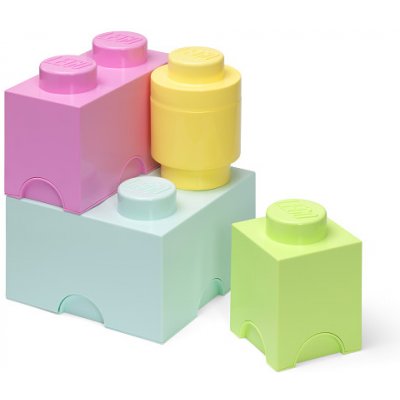 LEGO Storage LEGO úložné boxy Multi-Pack 4 ks - pastelové