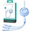 Joyroom S-A40 Colorful Series USB-A na USB-C / Lightning / microUSB, 1, modrý
