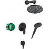 Hansgrohe Vernis Blend - Sprchový set 200 s batériou pod omietku, čierna 27911670