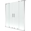 Mexen Velar L Duo, 2-krídlová posuvná vaňová zástena 140 x 150 cm, 8mm číre sklo, chrómová, 896-140-003-02-01