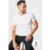 MEN-A 2PACK Tričko MEN-A Bamboo biela S