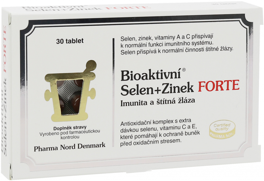 Bioaktivní Selen+Zinek FORTE 30 tabliet od 7,48 € - Heureka.sk