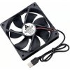 Ventilátor 120x120x25mm, 5V DC s USB konektorom