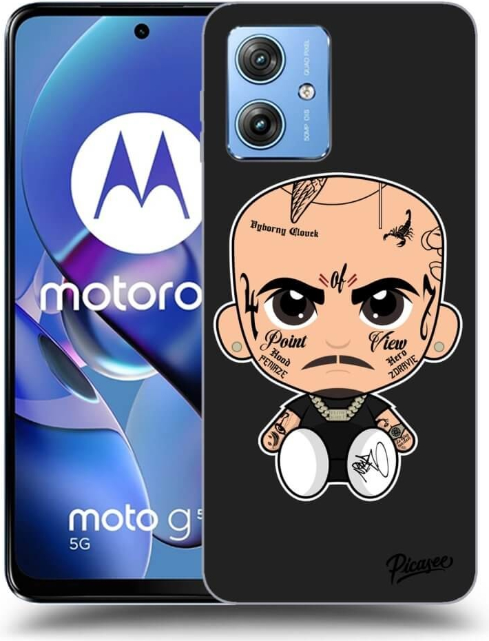 Picasee silikónové Motorola Moto G54 5G - Separ čierne