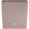 Prosperplast Kvetináč Rato Low + vložka 17 cm mocca