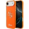 Guess IML 4G Script Metal Logo Zadní Kryt pre iPhone Air Orange