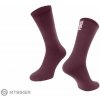 FORCE Longer Slim ponožky, vínová S-M (EU 36-41)