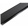 Lišta soklová CEZAR LP59 Čierna RAL 9005, celohliníková
