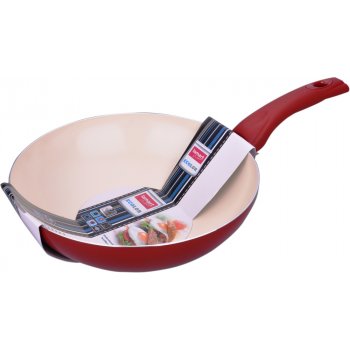 LAMART WOK ECOLOR LTK2808RW, 28cm červená