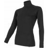 Dámsky rolák dl.rukáv SENSOR DOUBLE FACE čierna S