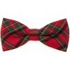 Pánsky bavlnený motýlik Royal Tartan Red