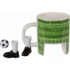 Keramický hrnček Futbalové ihrisko, 250 ml