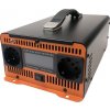 HOULI Napájací menič 12V na 230V, 1500W/3000W, čistá sínusoida, 2 zásuvky HPGC0015U 12V/50Hz/230V/EU