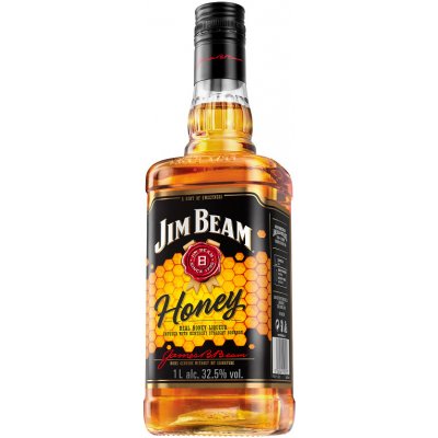 Jim Beam Honey 32,5,% 1 l (čistá fľaša)