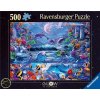 Ravensburger 500-dielne Puzzle RAVENSBURGER 2D 500 dielikov, svietiace - Magický svet