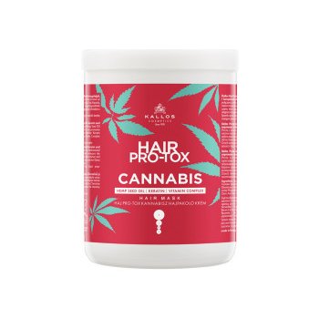 Kallos Hair Pro Tox Cannabis maska s konopným olejom a keratínom 1000 ml