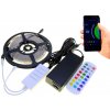 LedStar sada 3m RGB LED pásik 12V 14,4W/m WiFi Tuya ovládač 230V zdroj do zásuvky, konektory, S5AWF14