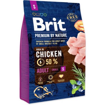 BRIT dog Premium By Nature ADULT S - 1kg