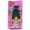MINECRAFT osuška 100 % BAVLNA VEĽKÁ 70 x 140 cm plážová