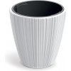 Prosperplast Kvetináč ORO 29,9 cm biela