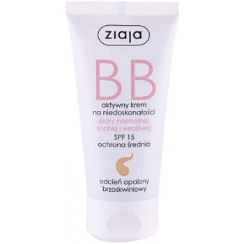 Ziaja BB Cream Normal and Dry Skin bb krém pro normální a suchou pleť SPF15 Dark 50 ml