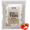 BrainMax Vegan protein, jahoda, 35 g 24 g bielkovín, 5,29 g BCAA, Kompletné Amino spektrum, Sladené stéviou, doplnok stravy
