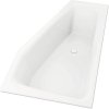 Priestorovo úsporná vaňa Riho Rethink Space pravá 75 x 160 x 47 cm biela hladká B111001005