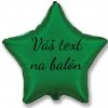 Godan Fóliový balón s textom Zelená hviezda 45 cm