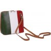 NovaKabelka.sk Grana Tricolore kožená talianska crossbody kabelka camel