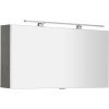 Sapho CLOE galérka s LED osvetlením, 100x50x18cm, dub strieborný CE100-0011
