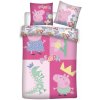 Posteľné obliečky Peppa Pig pink - do postieľky