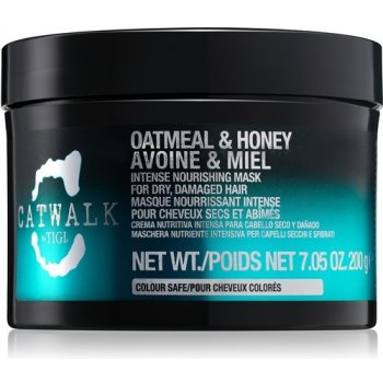 Tigi Catwalk Oatmeal & Honey Intense Nourishing Mask pre suché a zničené vlasy 200 g