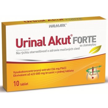 Walmark Urinal akut Forte so zlatobylobou 10 tabliet