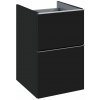 Elita Look, bočná závesná skrinka 40x45x64 cm 2S PDW, čierna matná, ELT-168112
